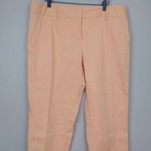 Daisy Fuentes Woman's Size 16 Capri Pants, Light Orange